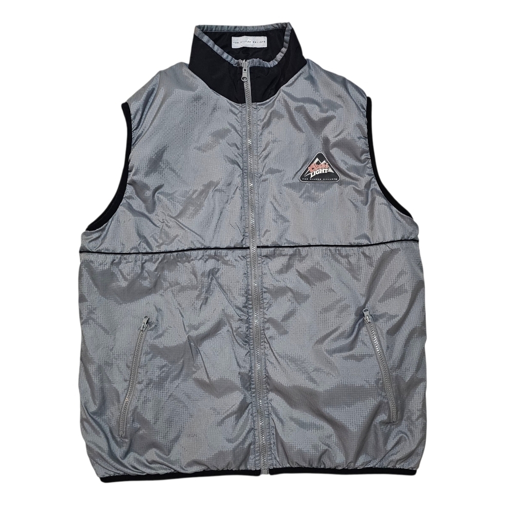 Vintage The Silver Bullet Coors Light Reversible Vest